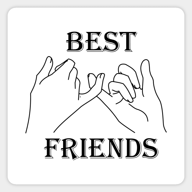 BEST FRIENDS Sticker by Mihajr